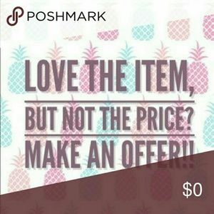 I will accept fair offers!